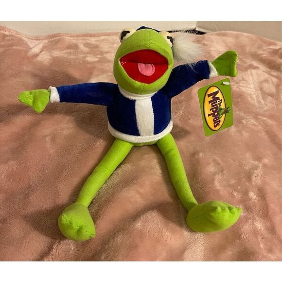 11” Kermit The Frog Stuffed Plush Animal Doll Christmas Holiday nwt Toy Factory - Picture 1 of 4